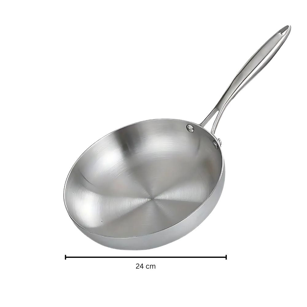 Lisslune | Stainless Steel Frying Pan