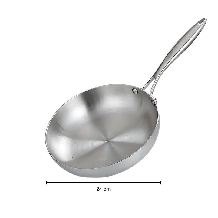 Lisslune | Stainless Steel Frying Pan