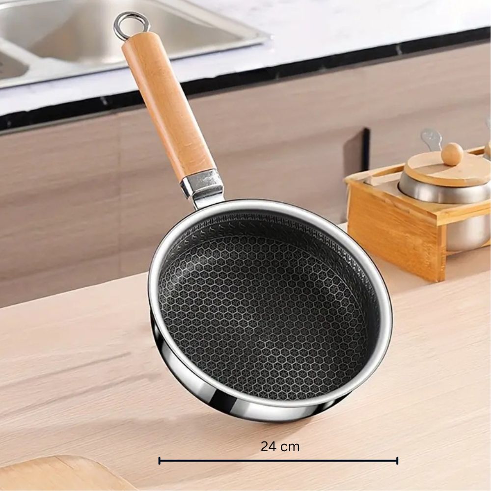 Lisslune | Nature Grip Stainless Steel Pan