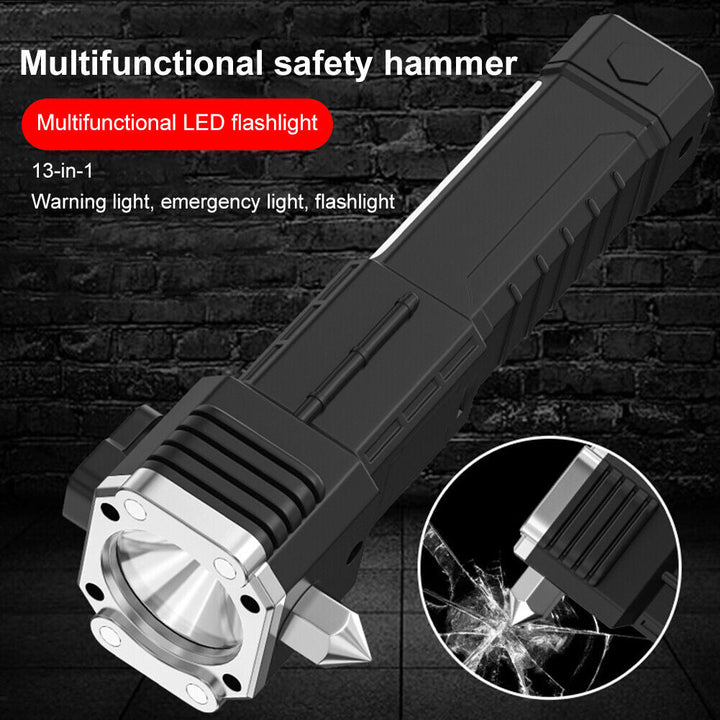 Lisslune | Super Bright Rechargeable LED Handheld Flashlight Portable Spotlight 4 Mode New