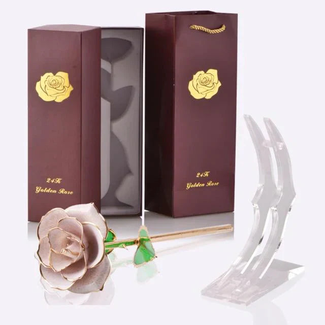 Lisslune | 24k Gold Dipped Eternal Rose