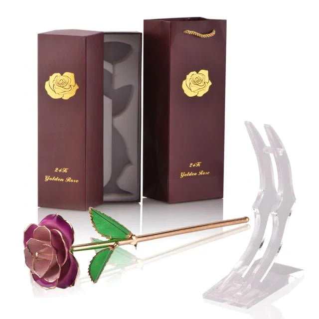 Lisslune | 24k Gold Dipped Eternal Rose