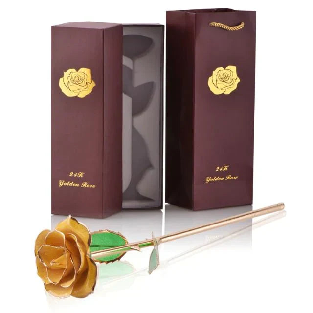 Lisslune | 24k Gold Dipped Eternal Rose