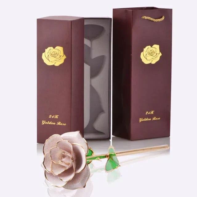 Lisslune | 24k Gold Dipped Eternal Rose