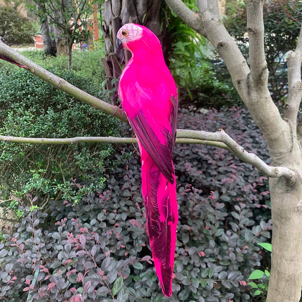 Lisslune | Life Experience Parrot Garden Ornament for Elegant Outdoor Areas