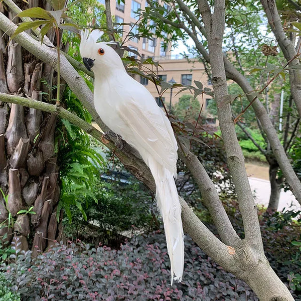 Lisslune | Life Experience Parrot Garden Ornament for Elegant Outdoor Areas