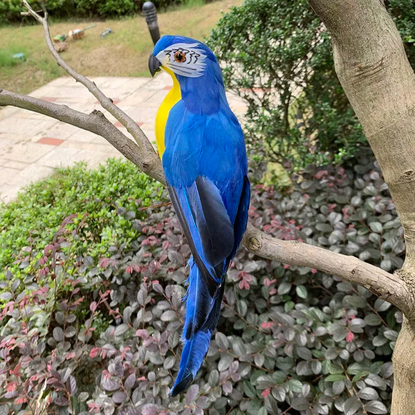 Lisslune | Life Experience Parrot Garden Ornament for Elegant Outdoor Areas