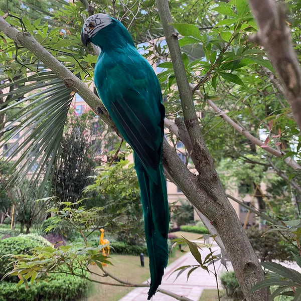 Lisslune | Life Experience Parrot Garden Ornament for Elegant Outdoor Areas