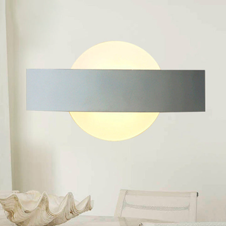 Skørter | Living Room Slim Panel Wall Lamp Acrylic Modern Style White LED Wall Lamp
