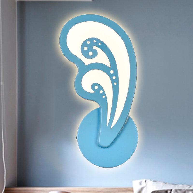 Skørter | Children's Room Stair Wall Light Acrylic Metal Cartoons Wall Lamp with Candy Color