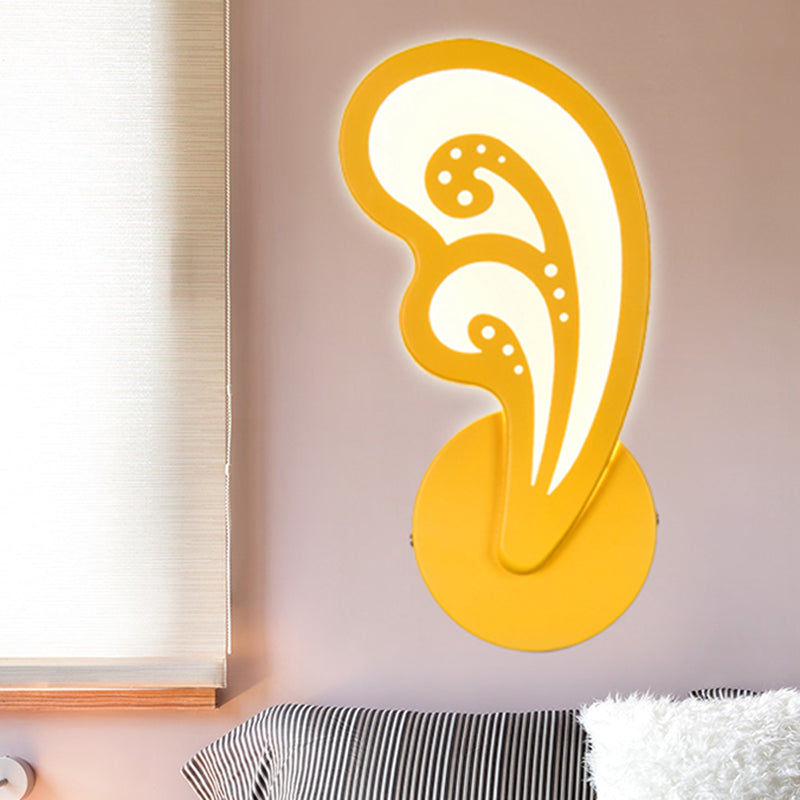 Skørter | Children's Room Stair Wall Light Acrylic Metal Cartoons Wall Lamp with Candy Color