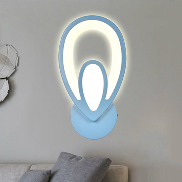 Skørter | Children's Room Stair Wall Light Acrylic Metal Cartoons Wall Lamp with Candy Color
