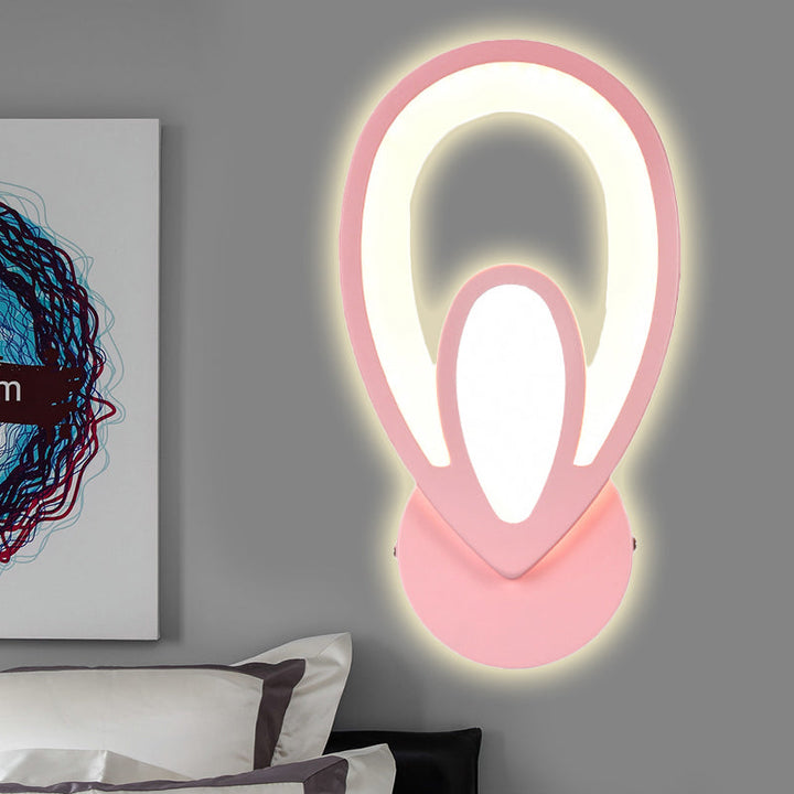 Skørter | Children's Room Stair Wall Light Acrylic Metal Cartoons Wall Lamp with Candy Color