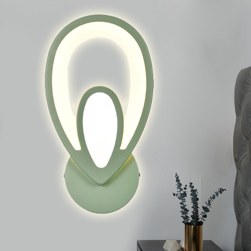 Skørter | Children's Room Stair Wall Light Acrylic Metal Cartoons Wall Lamp with Candy Color