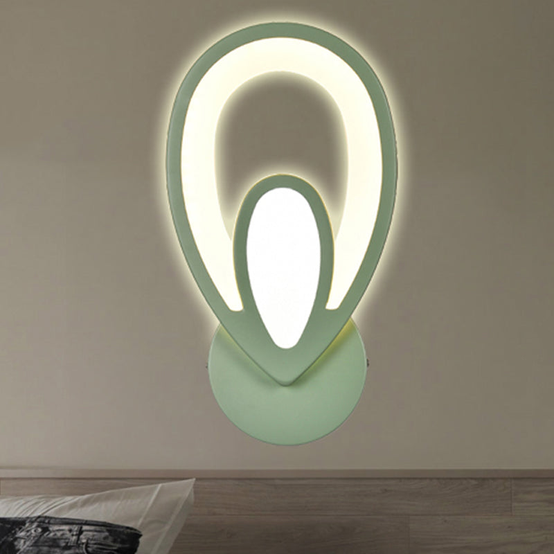 Skørter | Children's Room Stair Wall Light Acrylic Metal Cartoons Wall Lamp with Candy Color