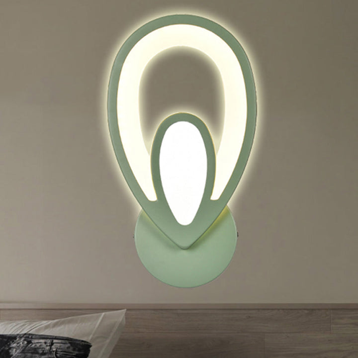 Skørter | Children's Room Stair Wall Light Acrylic Metal Cartoons Wall Lamp with Candy Color