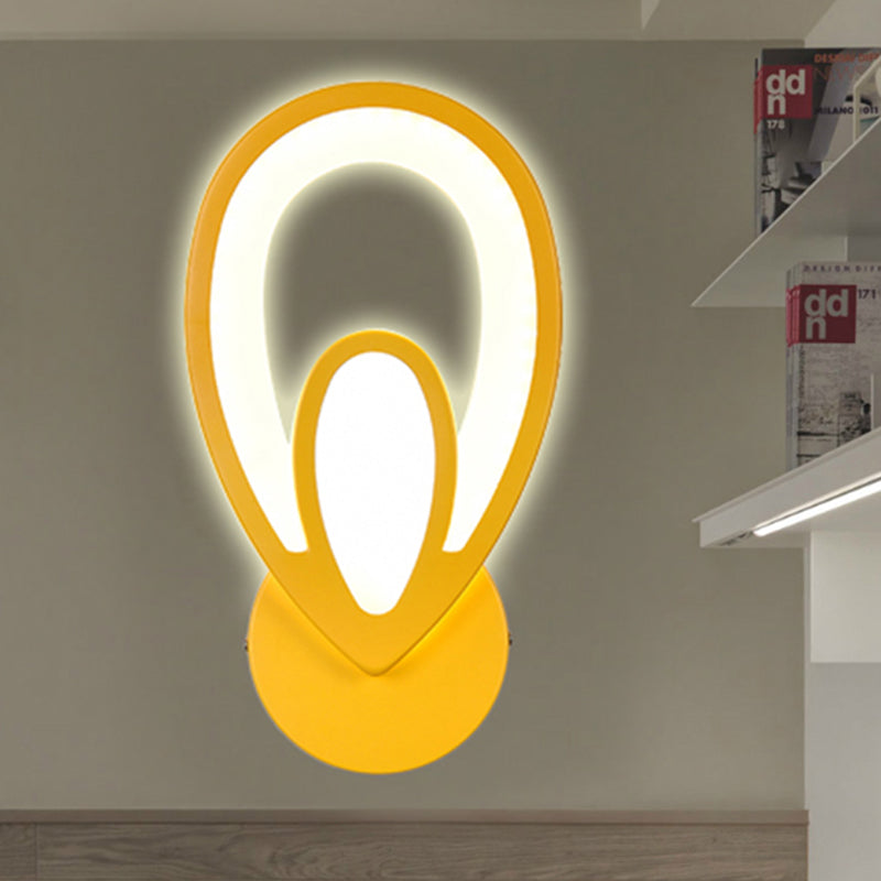 Skørter | Children's Room Stair Wall Light Acrylic Metal Cartoons Wall Lamp with Candy Color