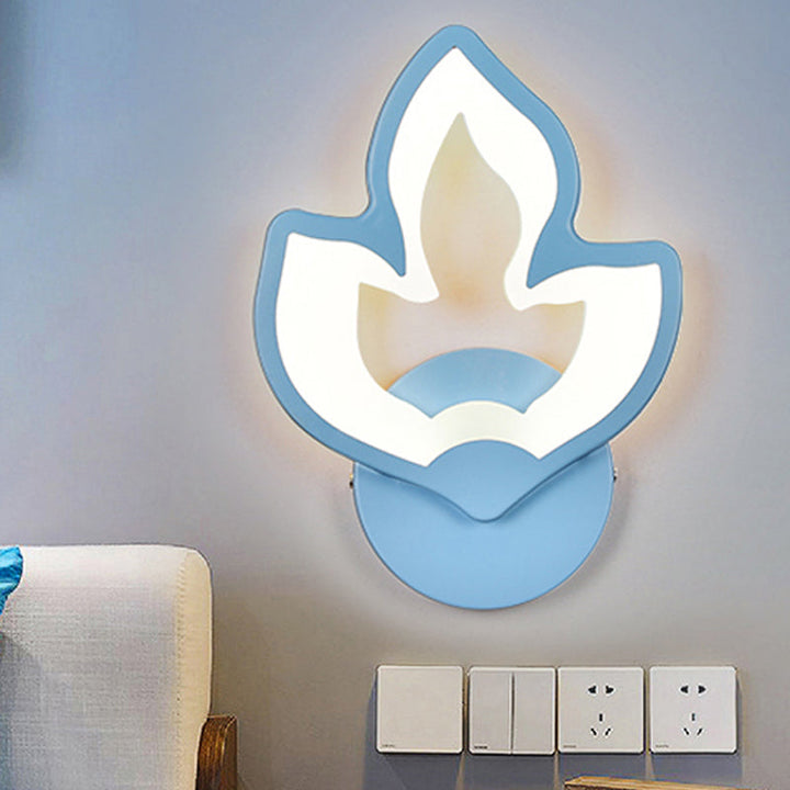 Skørter | Children's Room Stair Wall Light Acrylic Metal Cartoons Wall Lamp with Candy Color