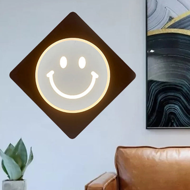 Skørter | Acrylic Rectangular LED Wall Lamp Home Office Modern Creative Wall Light in White