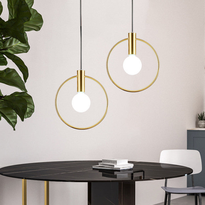 Rynx Golden Balls Elegant Pendant Lamp