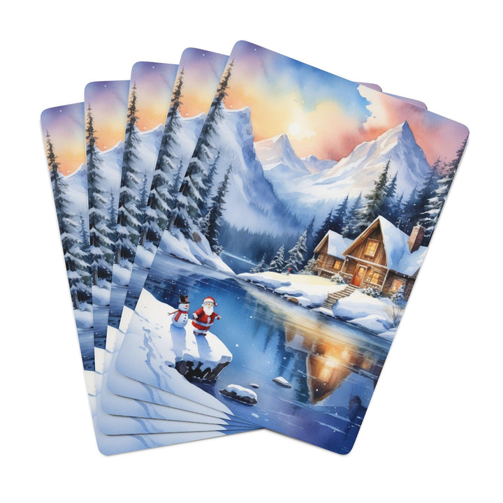 Lisslune | Holiday Spirit Poker Deck: Celebrate game nights with festive flair