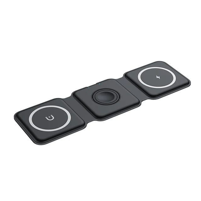 Lisslune | Magnetic foldable wireless charger, compact charging, anytime, anywhere!