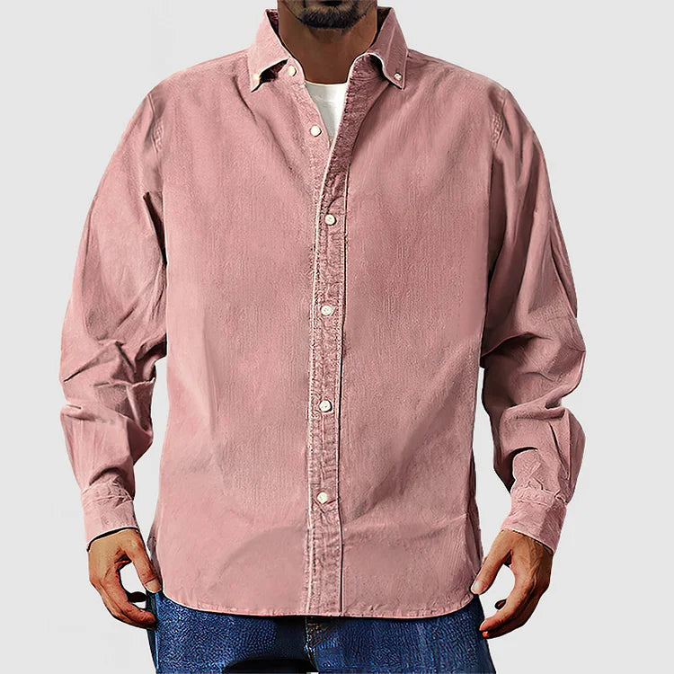 Lisslune | Classic Beige Cord Shirt