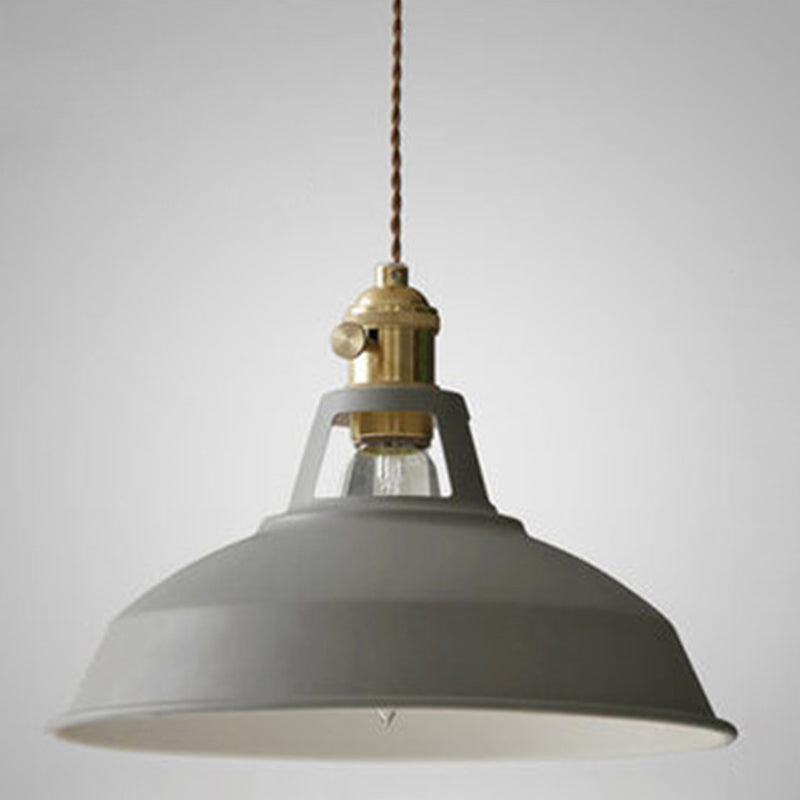 Lisslune | Industrial Retro Pendant Lamp Metal 1-Light | Vintage Pendant Lamp For Restaurant & Dining Room | E27 LED compatible