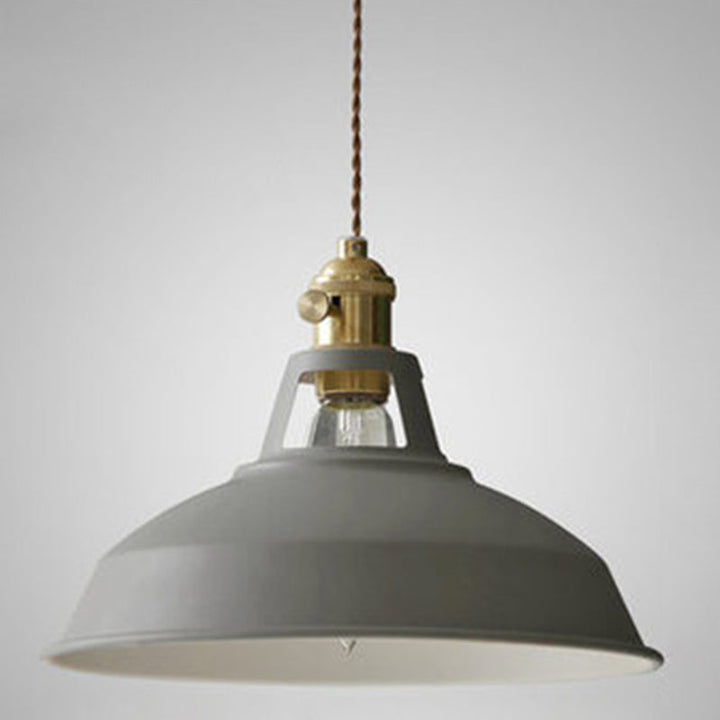 Lisslune | Industrial Retro Pendant Lamp Metal 1-Light | Vintage Pendant Lamp For Restaurant & Dining Room | E27 LED compatible
