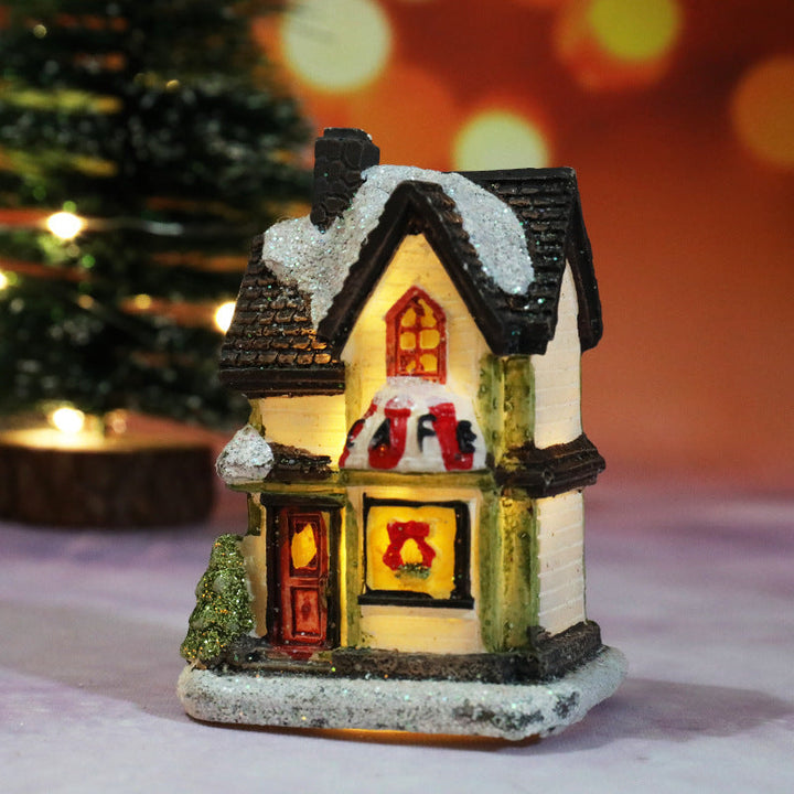 Lisslune | Christmas decorations micro landscape resin house