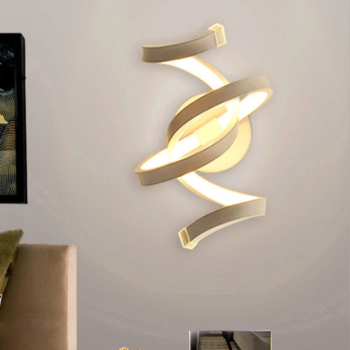 Lisslune | LED Wall Sculpture Musical Note Shape Home Decoration Wall Mount Lighting for Bedroom Living Room