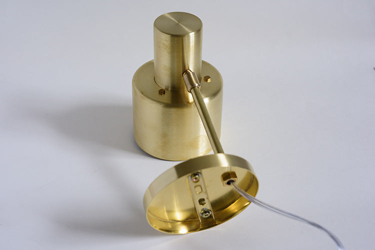 Lisslune | Mid-Century Home Wall Lighting 1 Head Downlighting Metal Cage Wall Lamps in Gold