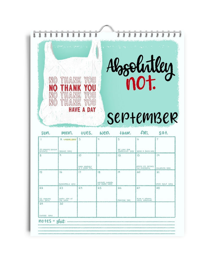 Lisslune | CALENDAR FOR 2025 – DAMN IT AGAIN