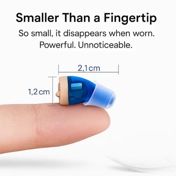 Lisslune | Invisible Rechargeable Hearing Aids UK – Discreet In Ear Hearing Aids for Clear Sound & Comfort | Small Hidden Hearing Aid