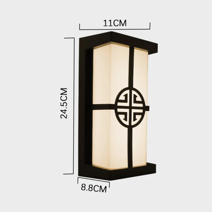 Lisslune | LumeRadar – Modern LED Outdoor Wall Light with IP65 Waterproof & Motion Radar Sensor