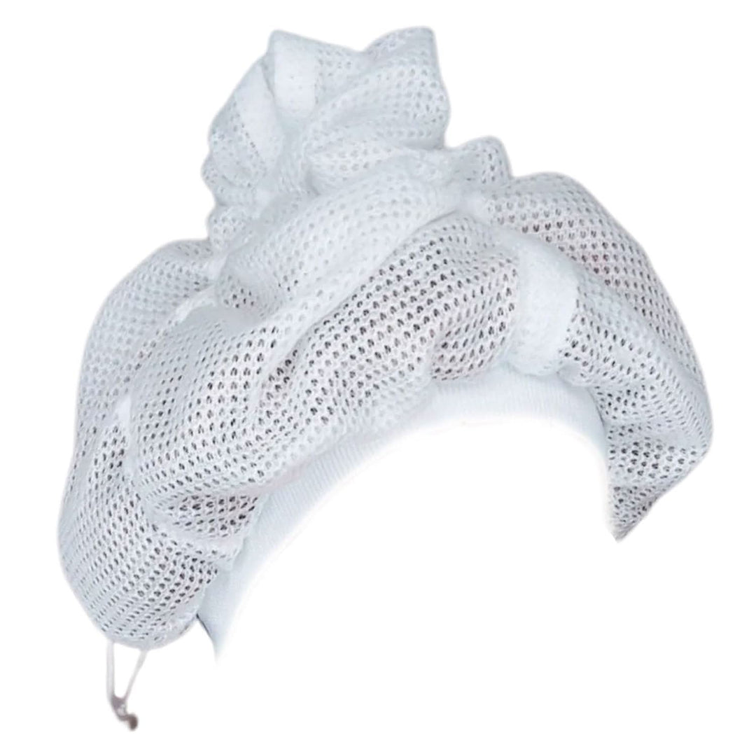 Lisslune | Net Plopping Cap for Curly Hair – Frizz-Free Drying Bonnet