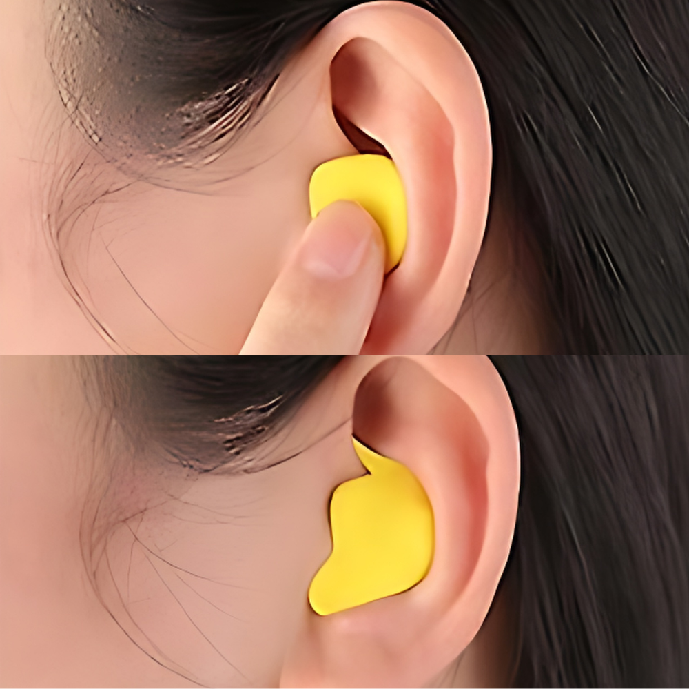 Lisslune | Noise-Reducing Earplugs | Hypoallergenic, Comfortable Fit for Undisturbed Sleep in Noisy Environments