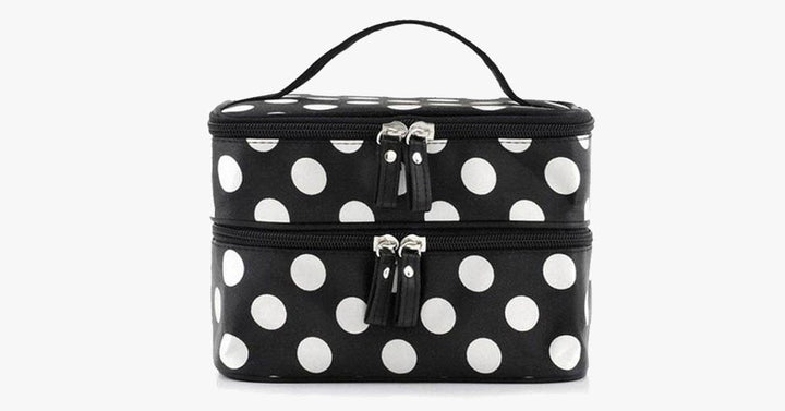 Lisslune | Polka Dot Make Up Bag