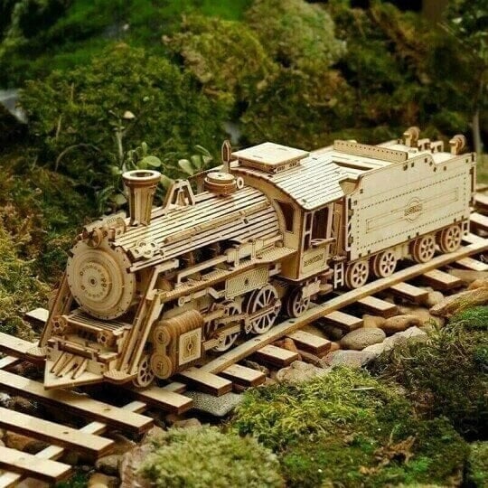 Lisslune | Super Wooden Mechanical Model Puzzle Set
