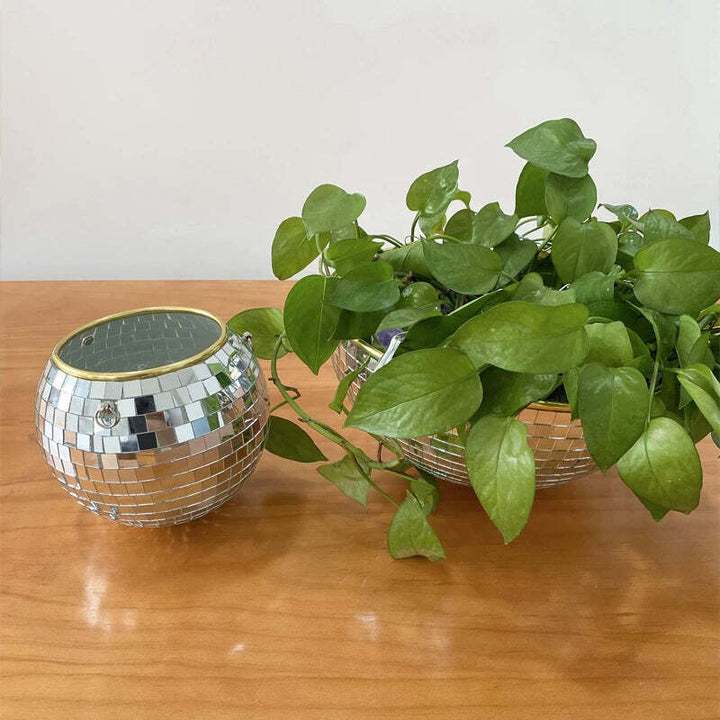 Lisslune | Disco Ball Hanging Planter
