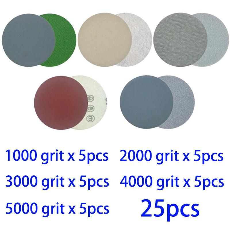 Lisslune | 25-piece Premium Sanding Pad Kit for Expert Woodworking Finishing