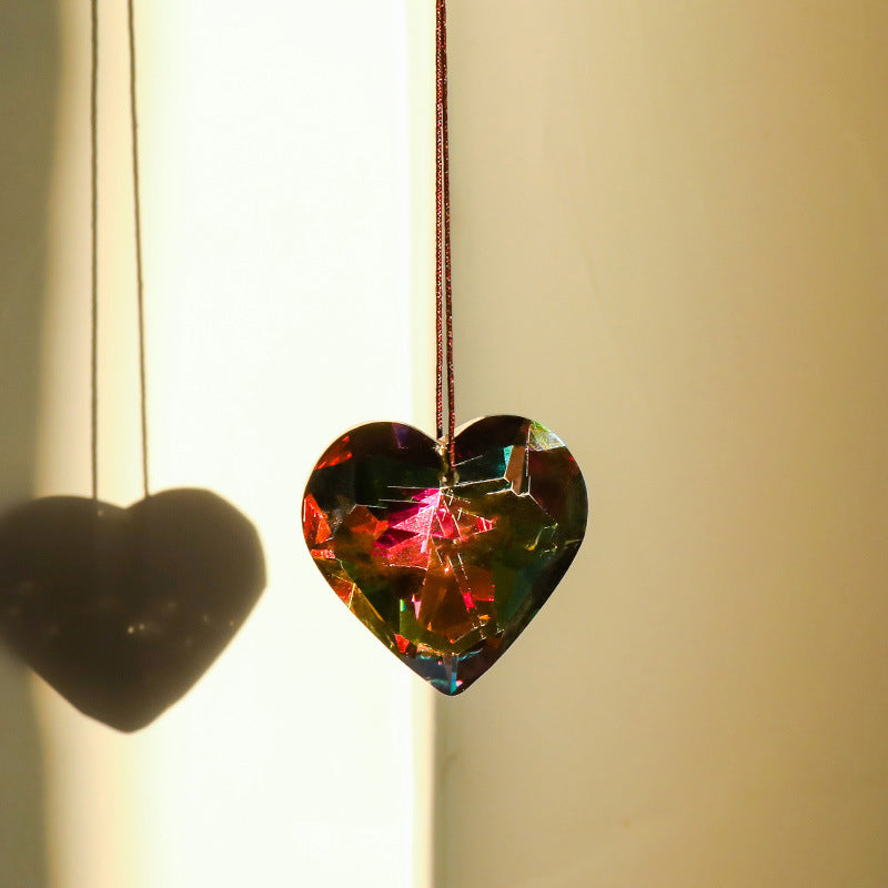 Lisslune | Hanging Heart Sun Catcher Prism Crafts
