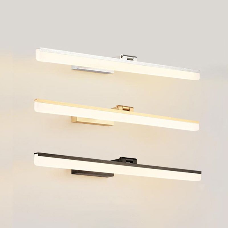 Lisslune | Modern Style Arm LED Wall-Mounted Cosmetic Lighting Metal Simple Bathroom Cosmetic Wall Light