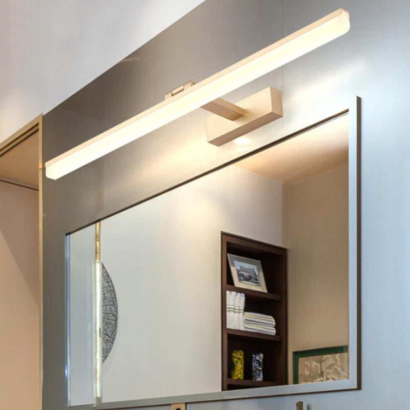 Lisslune | Modern Style Arm LED Wall-Mounted Cosmetic Lighting Metal Simple Bathroom Cosmetic Wall Light