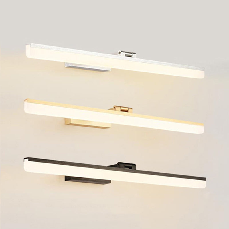 Lisslune | Modern Style Arm LED Wall-Mounted Cosmetic Lighting Metal Simple Bathroom Cosmetic Wall Light