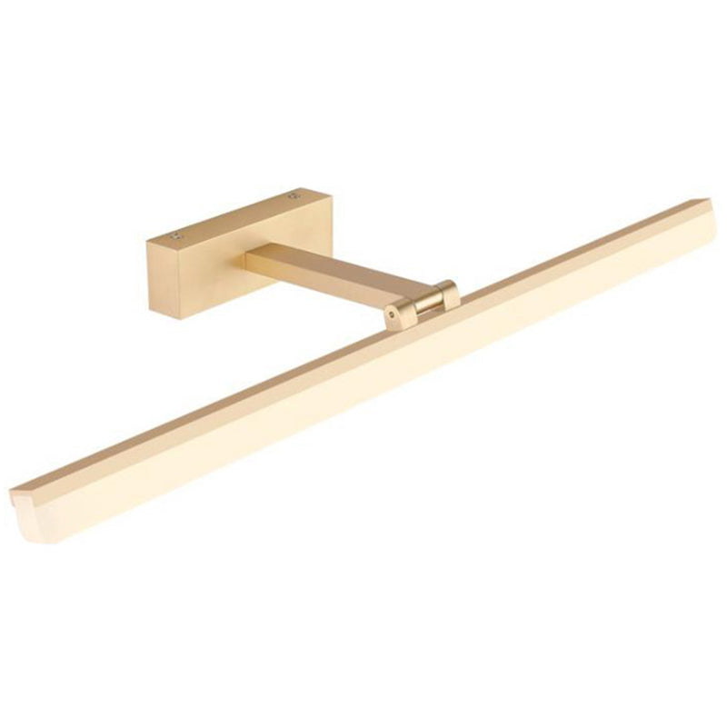 Lisslune | Modern Style Arm LED Wall-Mounted Cosmetic Lighting Metal Simple Bathroom Cosmetic Wall Light