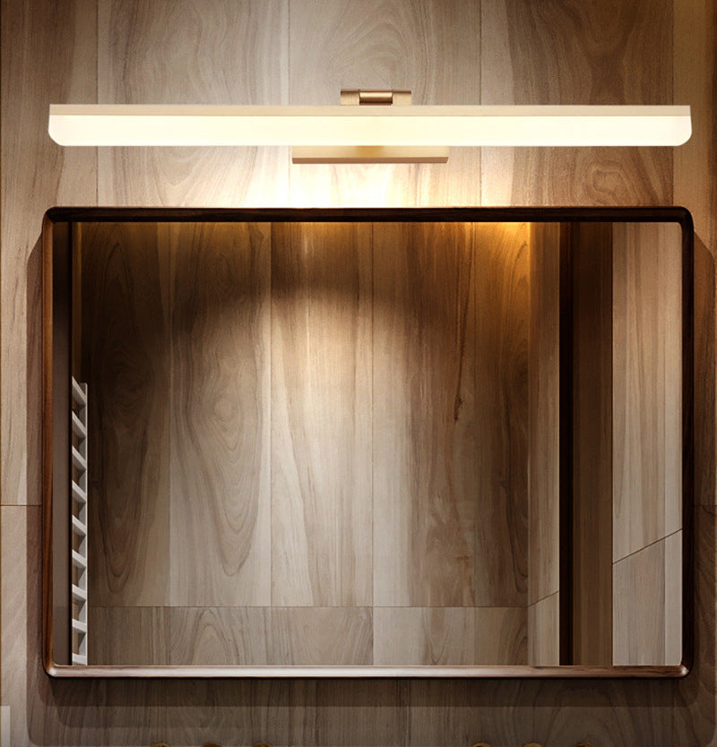 Lisslune | Modern Style Arm LED Wall-Mounted Cosmetic Lighting Metal Simple Bathroom Cosmetic Wall Light