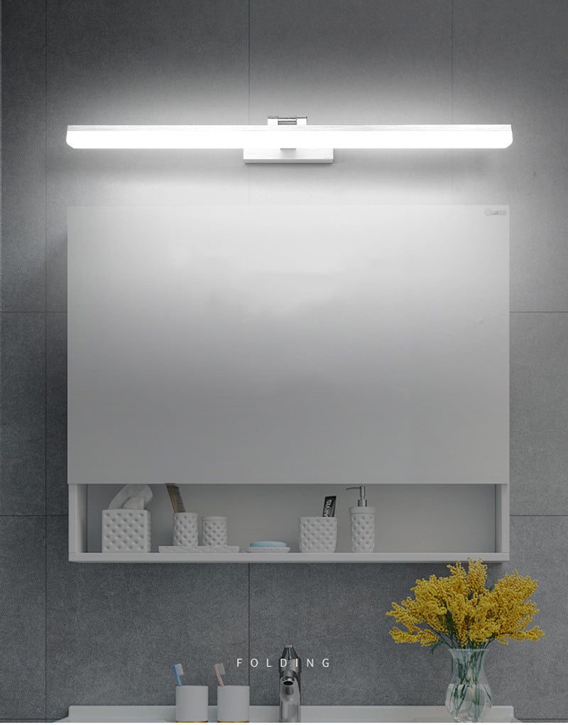 Lisslune | Modern Style Arm LED Wall-Mounted Cosmetic Lighting Metal Simple Bathroom Cosmetic Wall Light