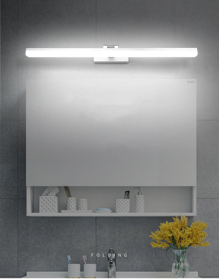 Lisslune | Modern Style Arm LED Wall-Mounted Cosmetic Lighting Metal Simple Bathroom Cosmetic Wall Light