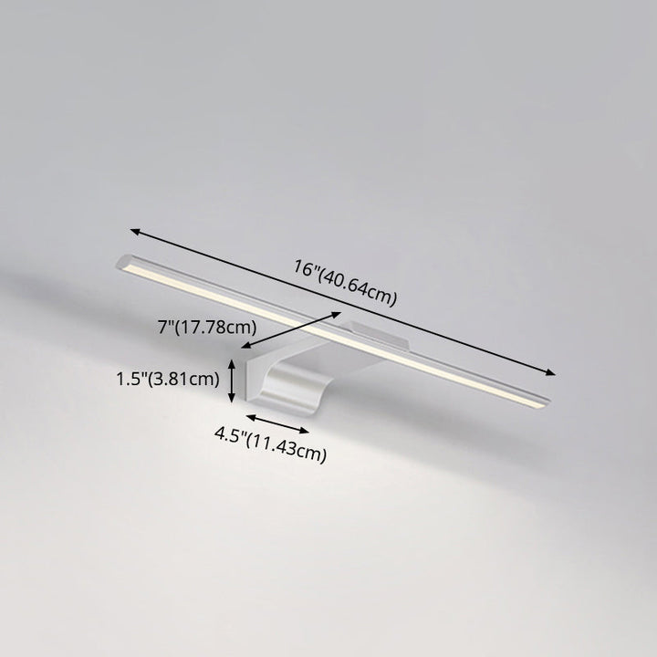 Lisslune | Nordic Vanity Lamp Modern Simplicity LED Wall Mounted Mirror Front for Bathroom